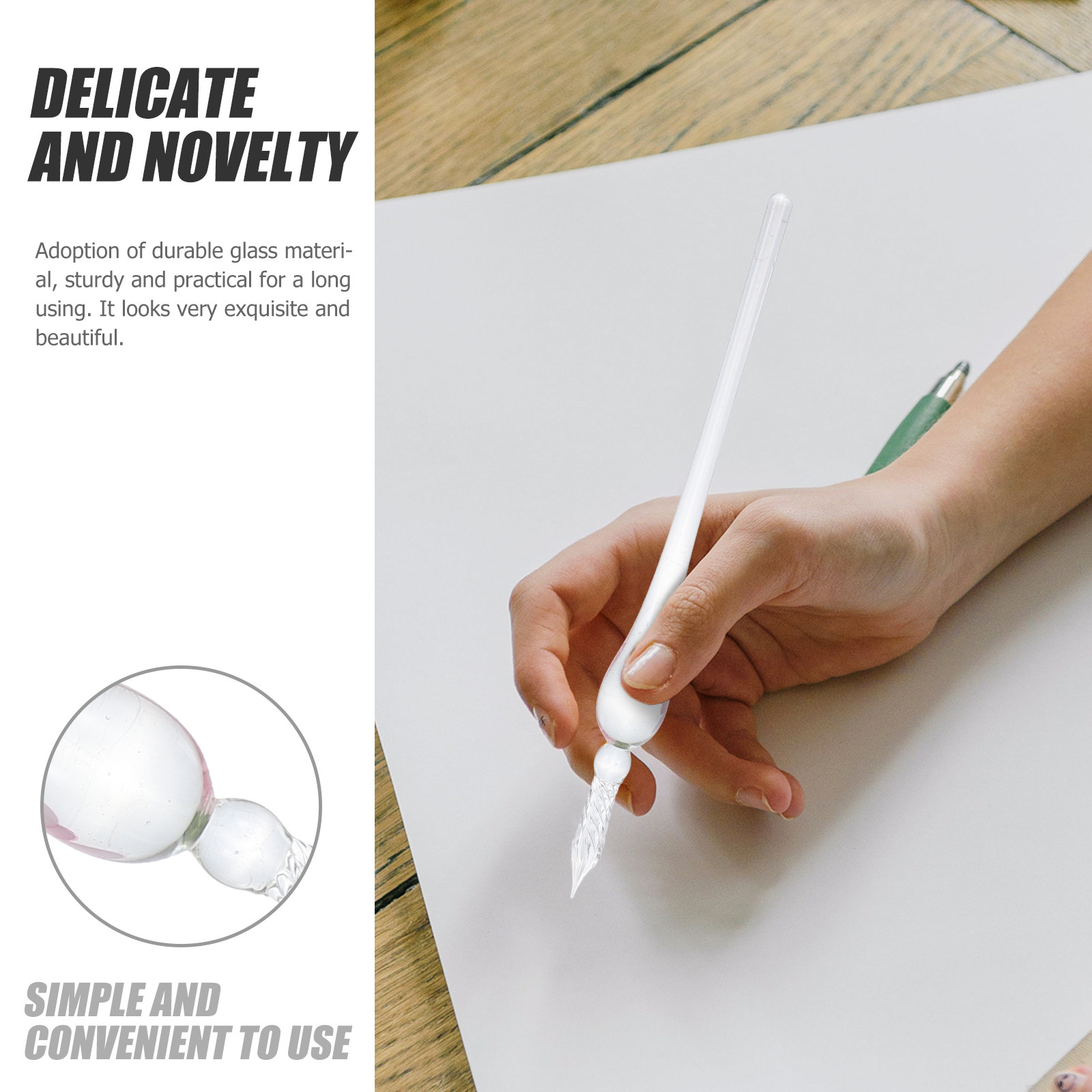 Pluma de cristal para caligraf - Writing Tools reseña y precio
