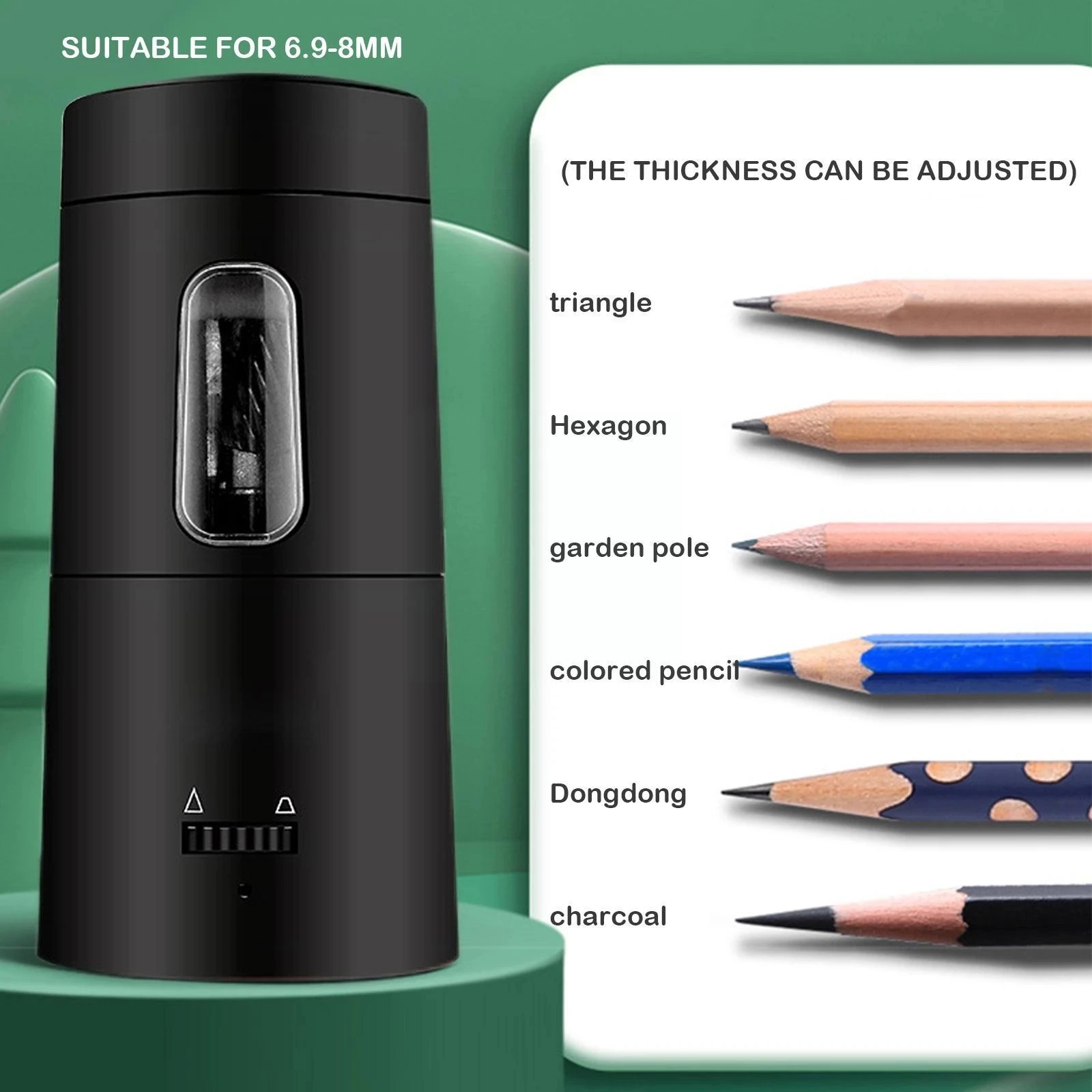 Sacapuntas eléctrico automátic - Electric Pencil Sharpener Usb reseña y precio