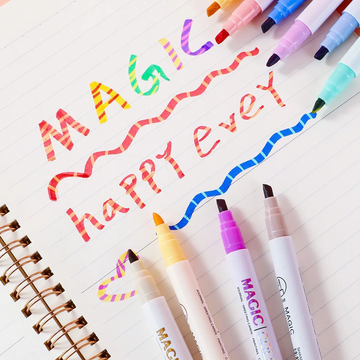 Juego de rotuladores resaltado - Pastel Highlighter Set Double Ended reseña y precio