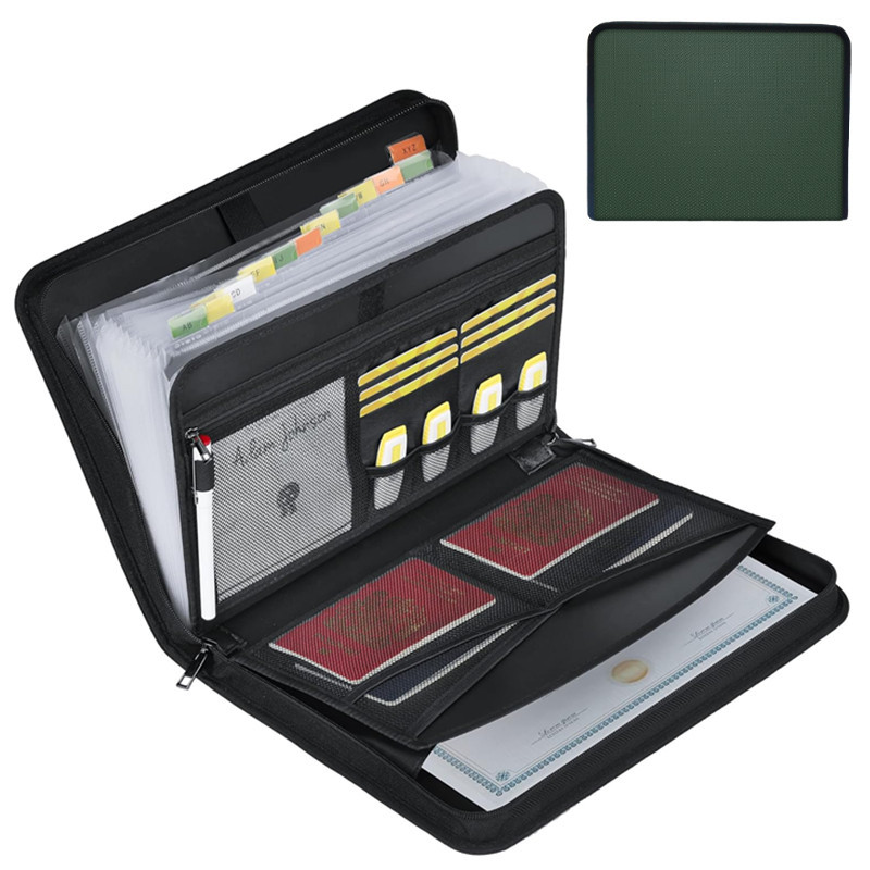 Carpeta de archivo expansible  - Expandable Accordion File Folder 13 Pockets reseña y precio