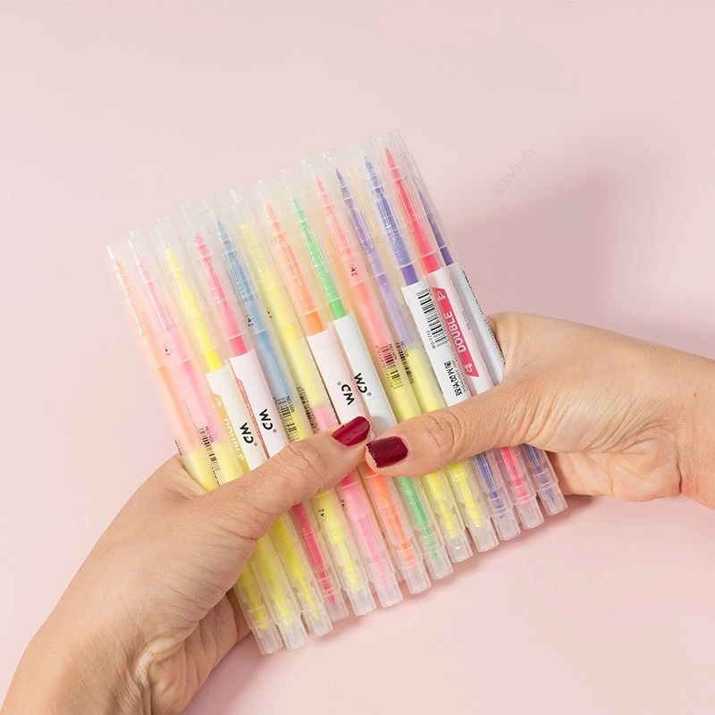 Juego de 6 colores de doble ca - Pastel Highlighter Set Double Ended reseña y precio