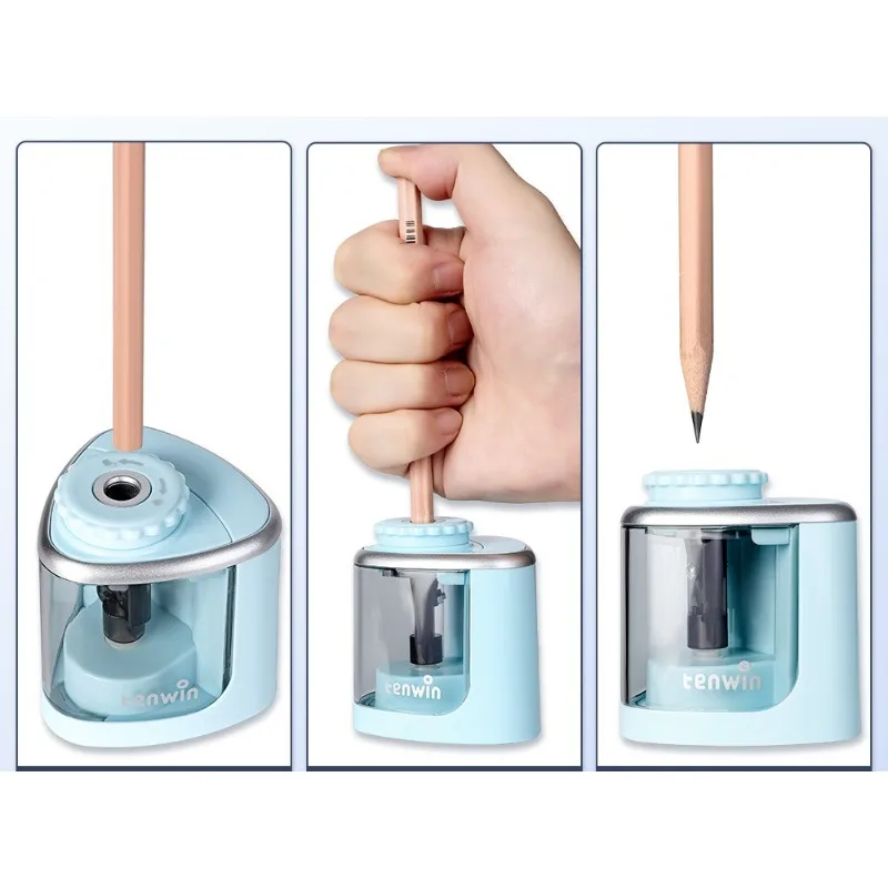 Sacapuntas eléctrico portátil, - Electric Pencil Sharpener Usb reseña y precio