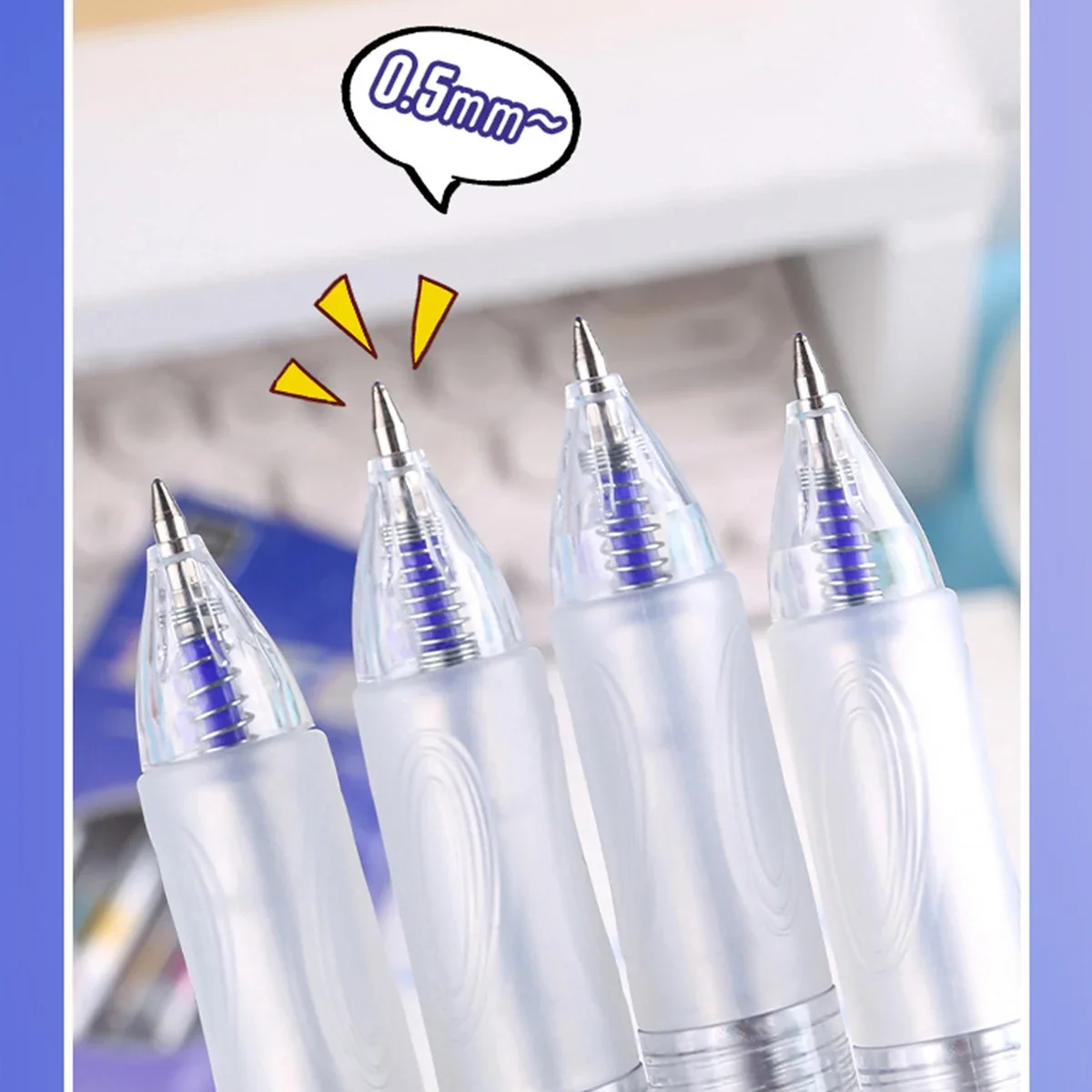Paquete de 4 bolígrafos de gel - Retractable Eraser Pen Click reseña y precio