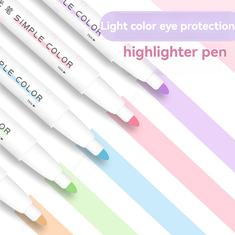 Rotuladores de colores Pastel  - Pastel Highlighter Set Double Ended reseña y precio