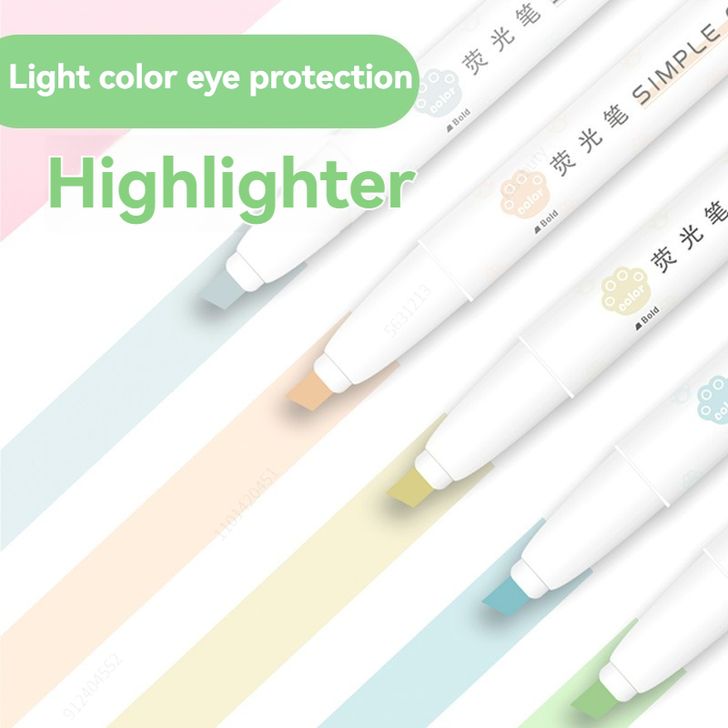 Rotuladores de colores Pastel  - Pastel Highlighter Set Double Ended reseña y precio