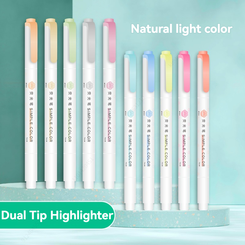 Rotuladores de colores Pastel  - Pastel Highlighter Set Double Ended reseña y precio
