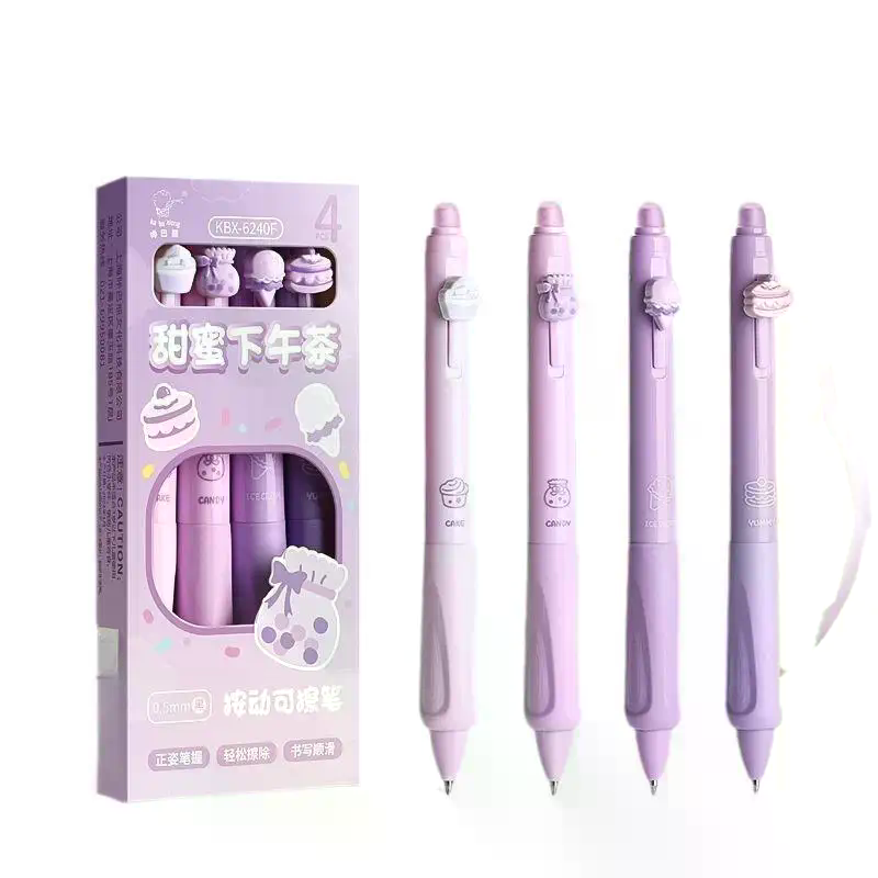 Juego de bolígrafos de gel bor - Retractable Eraser Pen Click reseña y precio