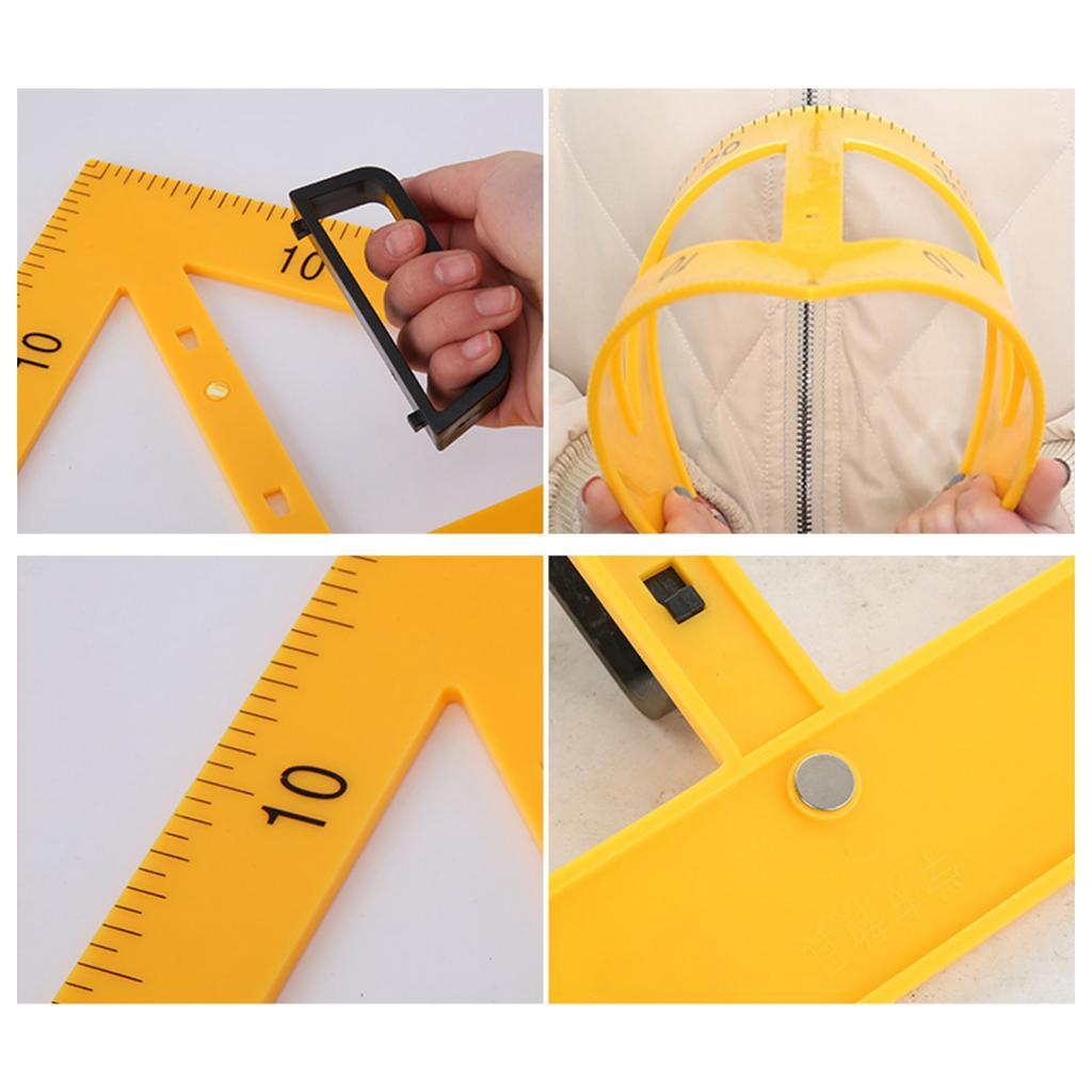 Juego de reglas de geometría p - Math Geometry Set With Compass reseña y precio