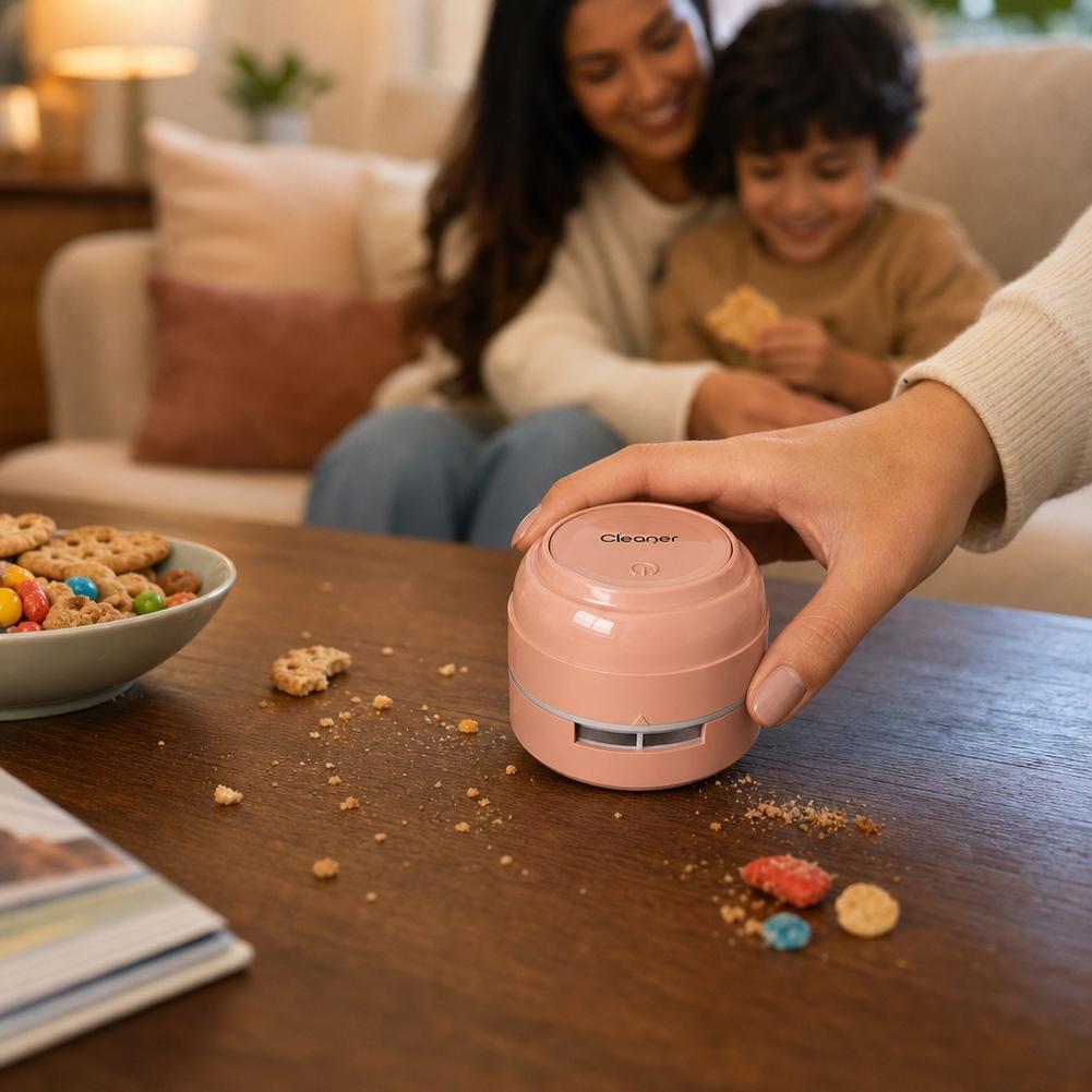 Aspiradora de escritorio, mini - Mini Desktop Vacuum Cleaner For Eraser Dust reseña y precio