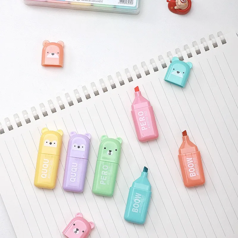 Set de rotuladores fluorescent - Pastel Highlighter Set Double Ended reseña y precio
